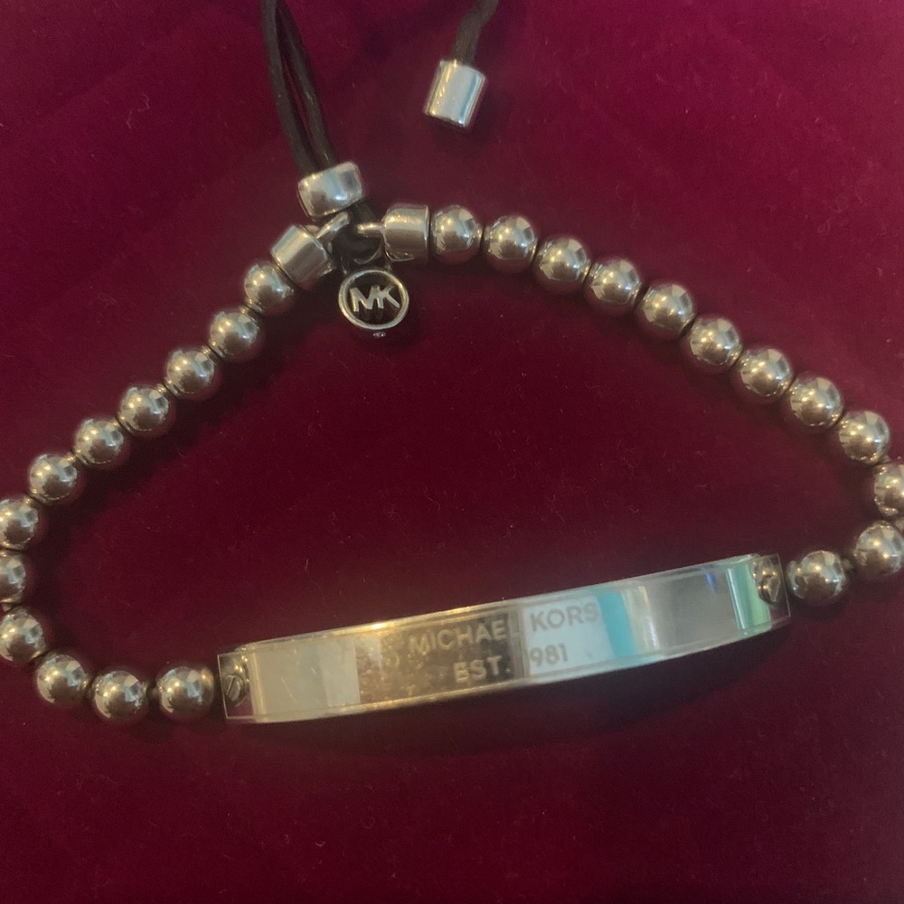 SILVER MICHAEL KORS BRACELET